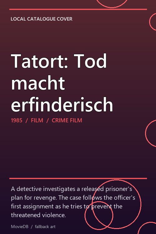 Tatort: Tod macht erfinderisch poster