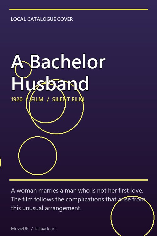 A Bachelor Husband poster