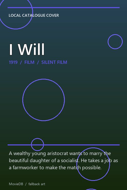 I Will poster