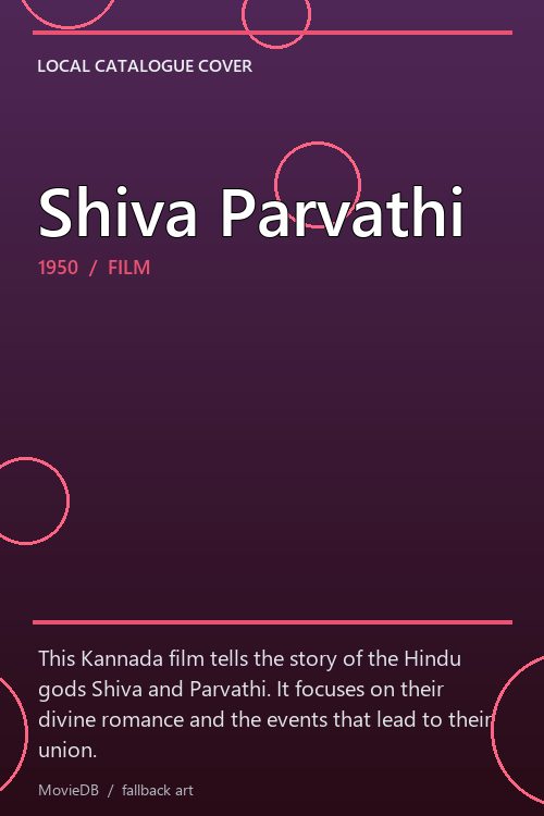 Shiva Parvathi poster