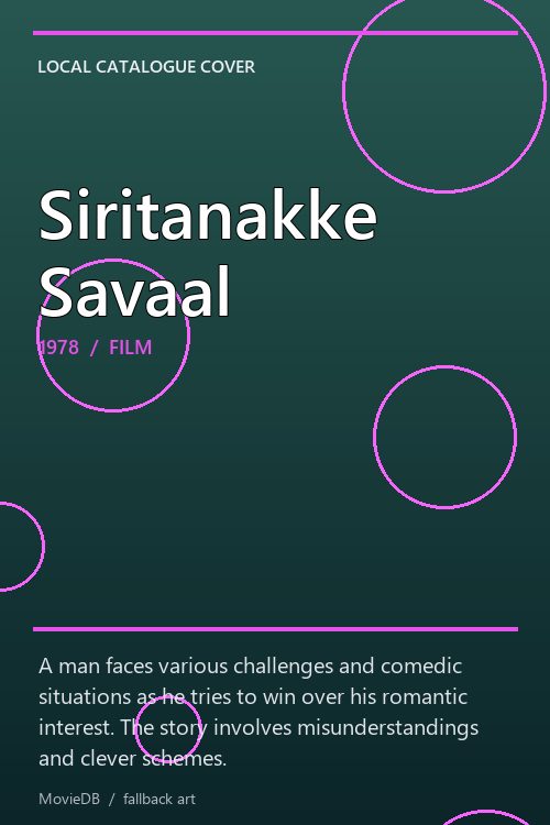 Siritanakke Savaal poster