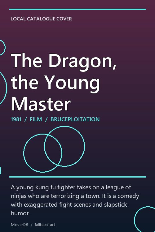 The Dragon, the Young Master poster