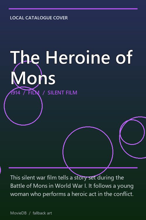 The Heroine of Mons poster
