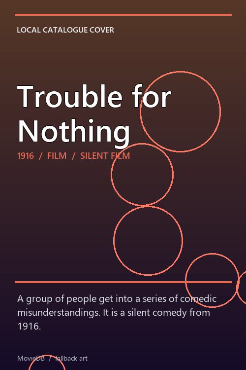 Trouble for Nothing poster