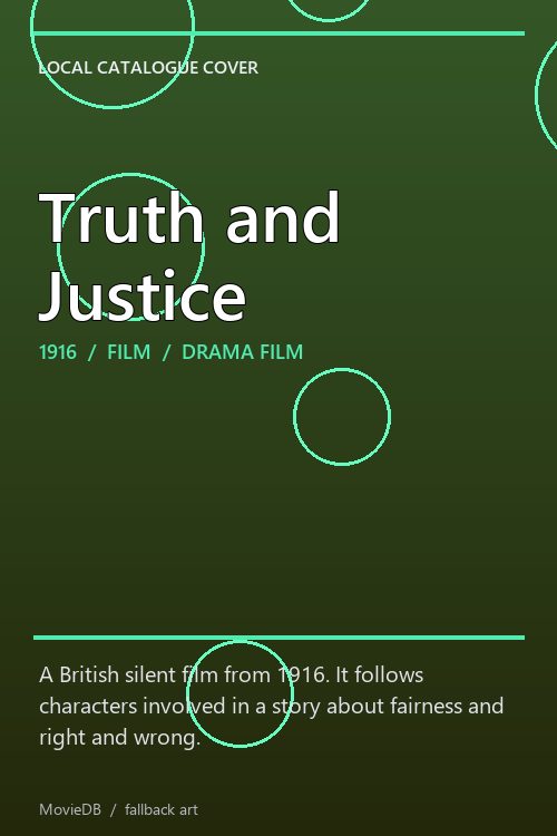 Truth and Justice poster