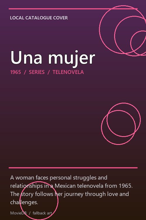 Una mujer poster