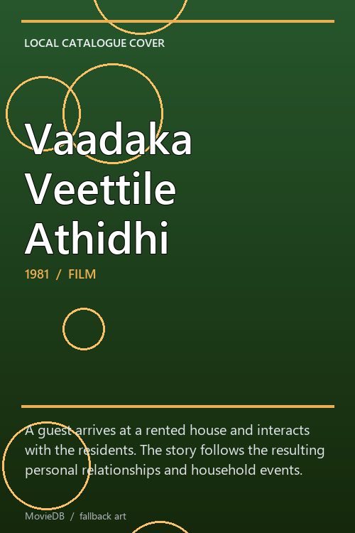 Vaadaka Veettile Athidhi poster