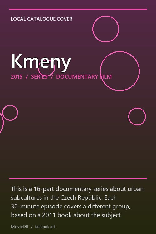 Kmeny poster
