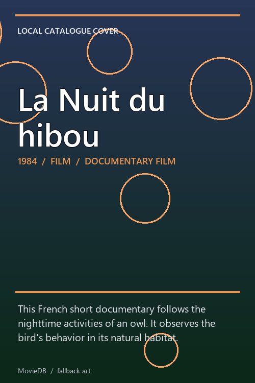 La Nuit du hibou poster