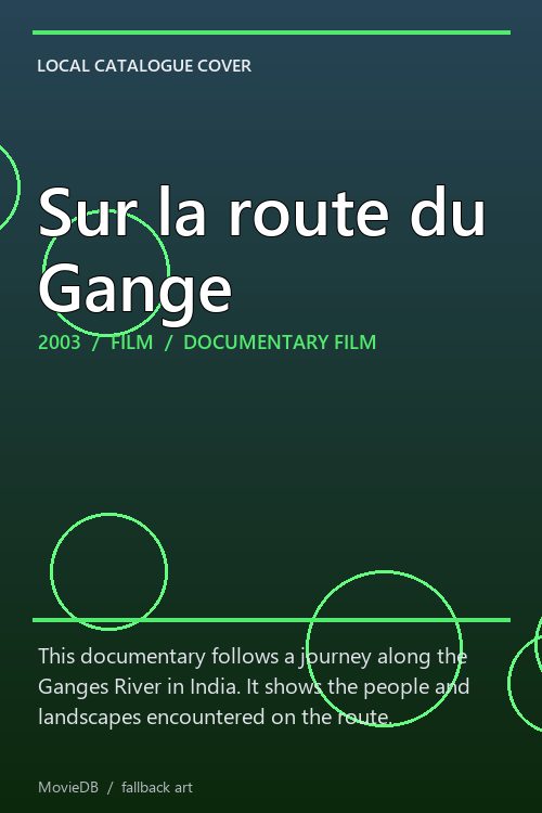 Sur la route du Gange poster