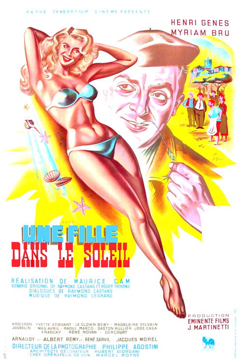 Une fille dans le soleil poster
