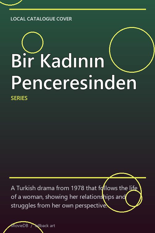 Bir Kadının Penceresinden poster