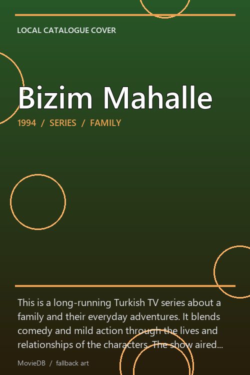 Bizim Mahalle poster