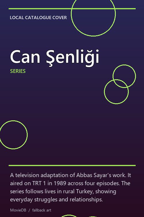 Can Şenliği poster