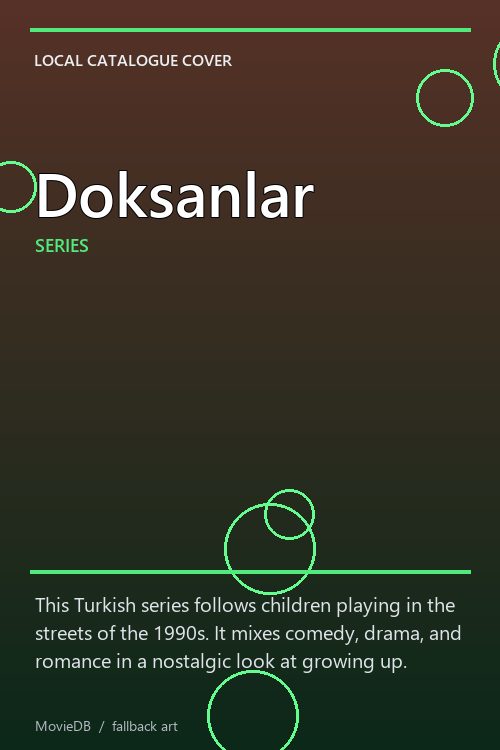 Doksanlar poster