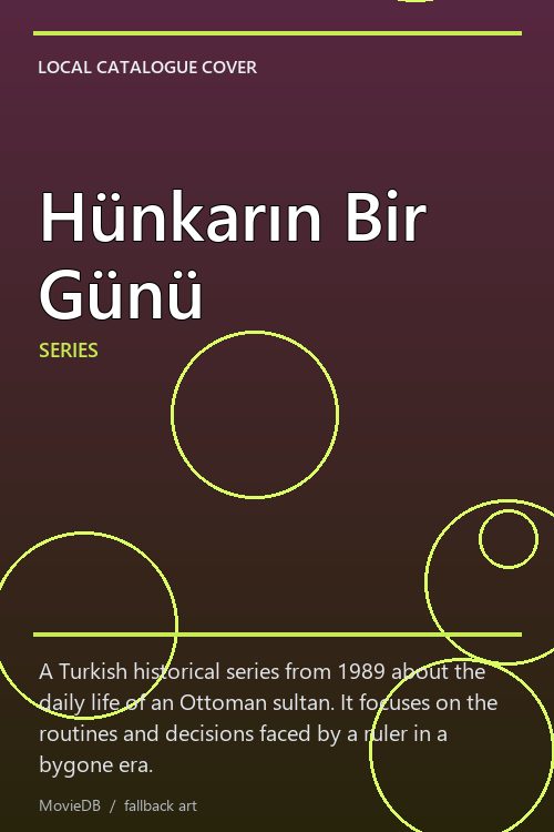 Hünkarın Bir Günü poster