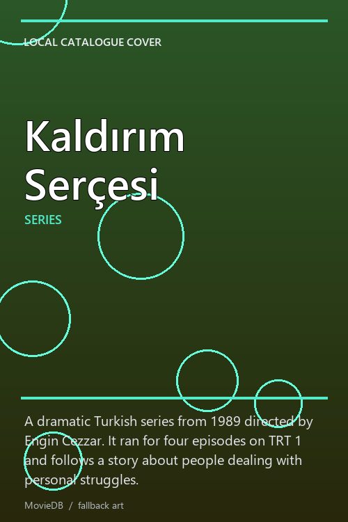 Kaldırım Serçesi poster