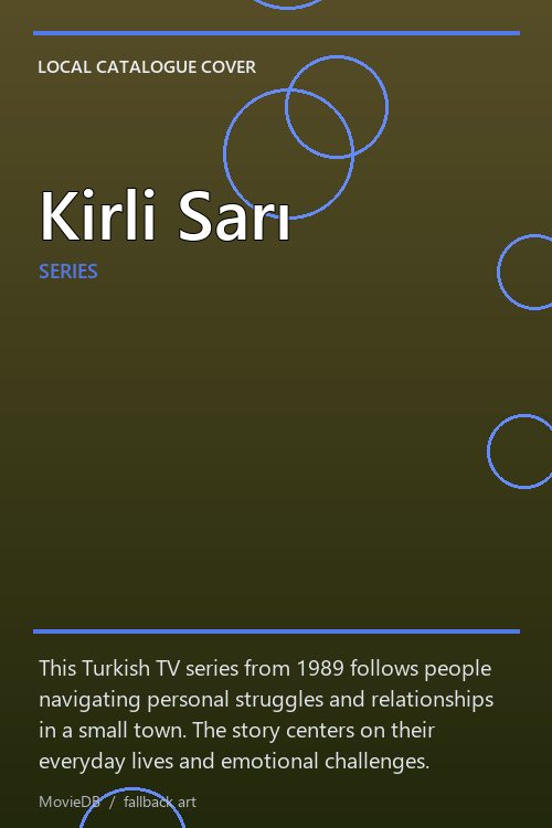 Kirli Sarı poster