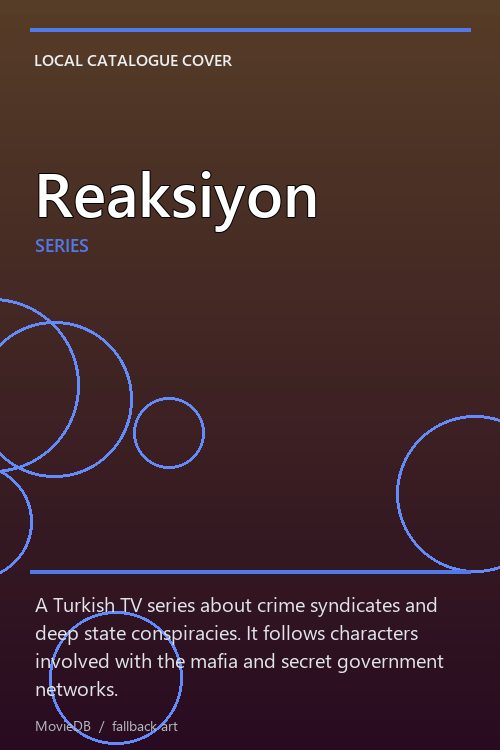 Reaksiyon poster