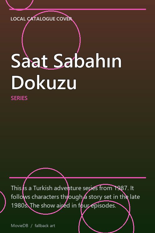Saat Sabahın Dokuzu poster