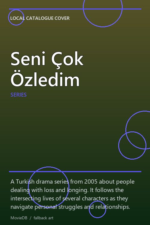 Seni Çok Özledim poster