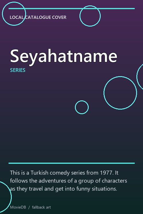 Seyahatname poster