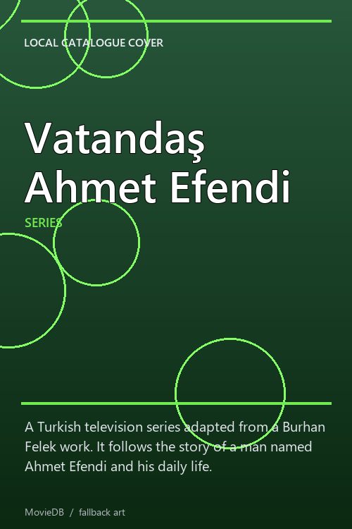 Vatandaş Ahmet Efendi poster