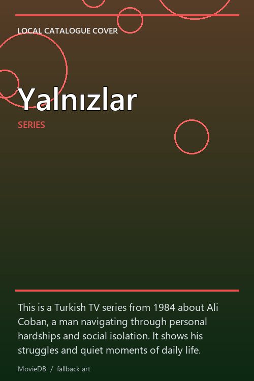 Yalnızlar poster