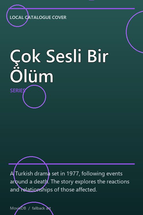 Çok Sesli Bir Ölüm poster