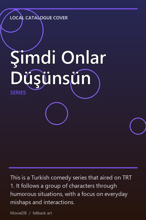 Şimdi Onlar Düşünsün poster