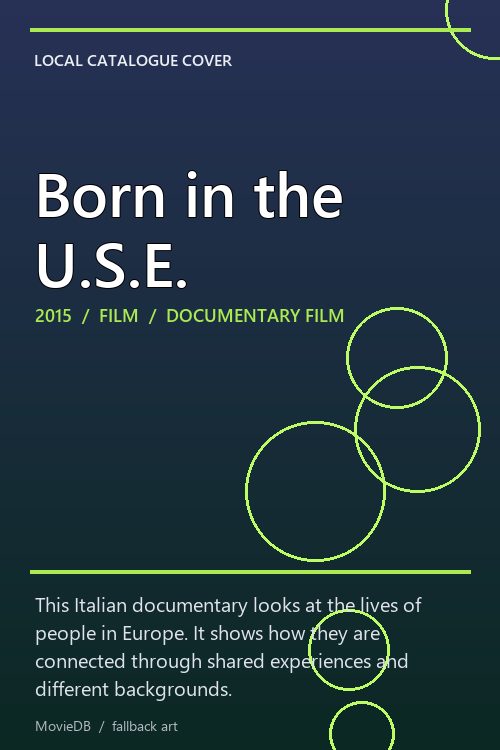 Born in the U.S.E. poster