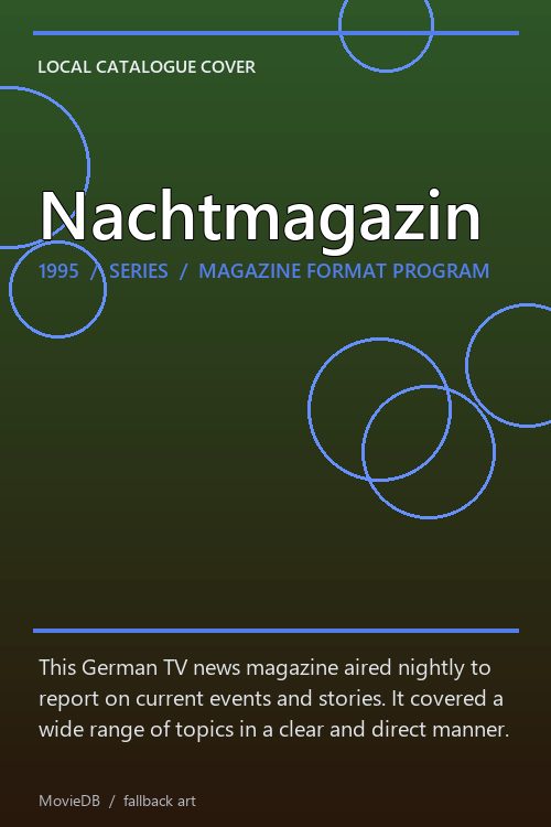 Nachtmagazin poster