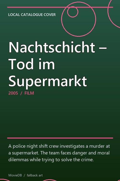 Nachtschicht – Tod im Supermarkt poster
