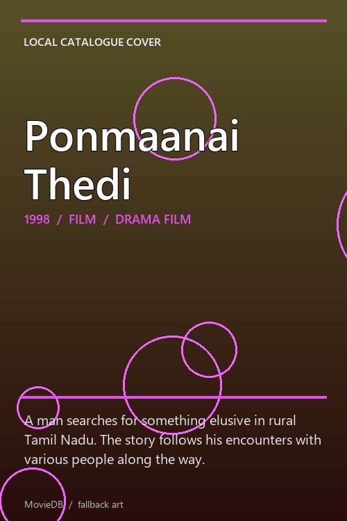 Ponmaanai Thedi poster