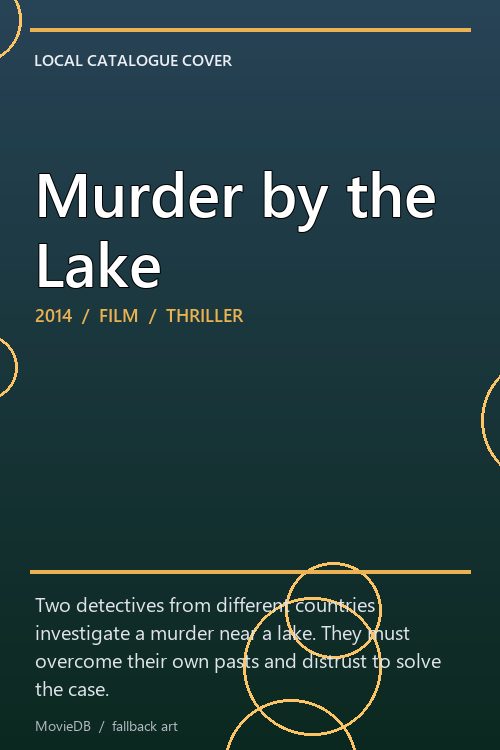 Murder by the Lake poster