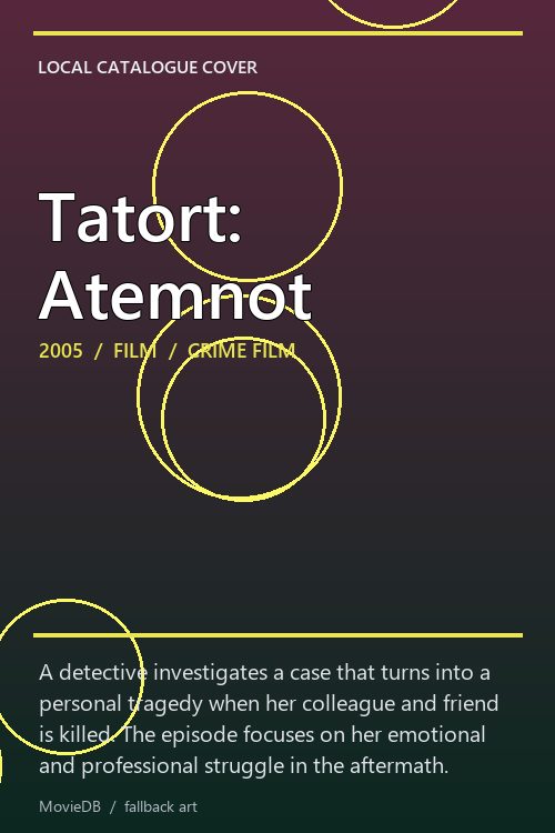 Tatort: Atemnot poster