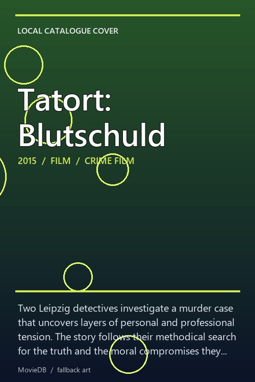 Tatort: Blutschuld poster