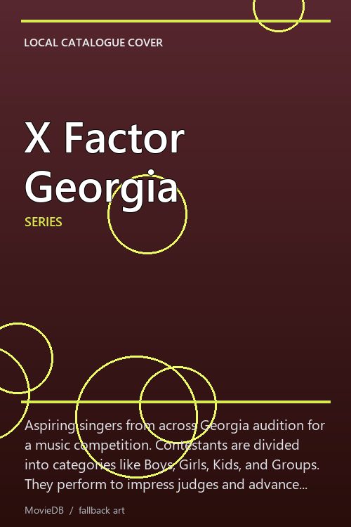 X Factor Georgia poster