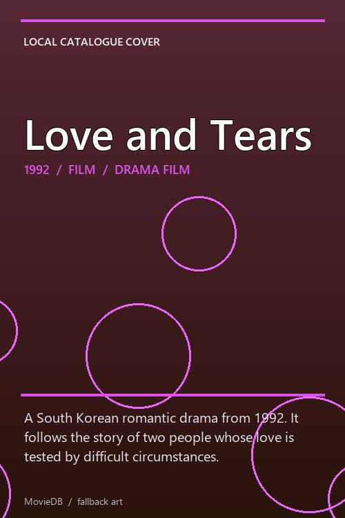 Love and Tears poster