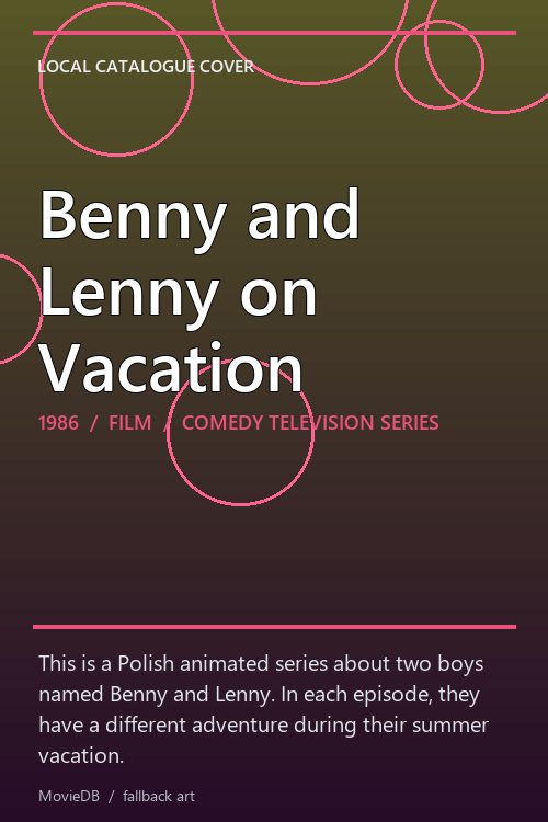 Benny and Lenny on Vacation poster