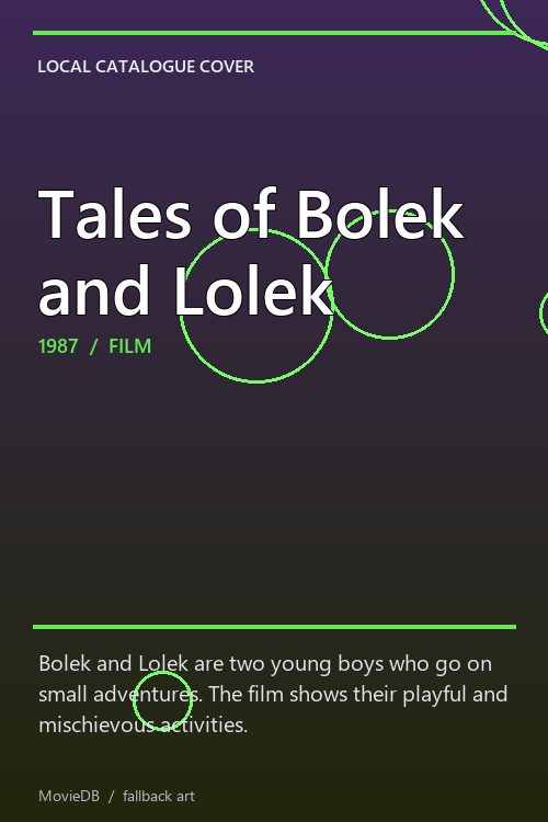 Tales of Bolek and Lolek poster