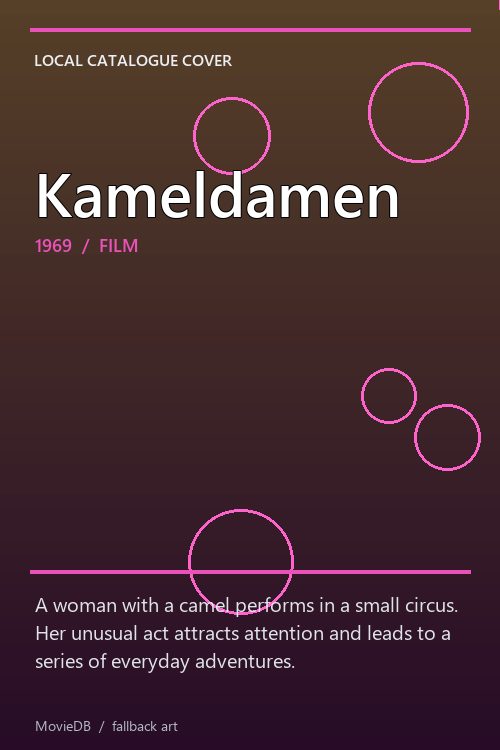 Kameldamen poster