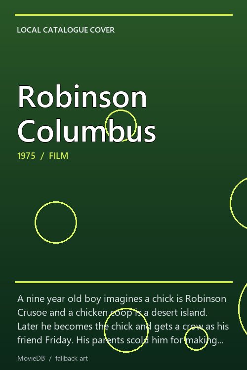 Robinson Columbus poster