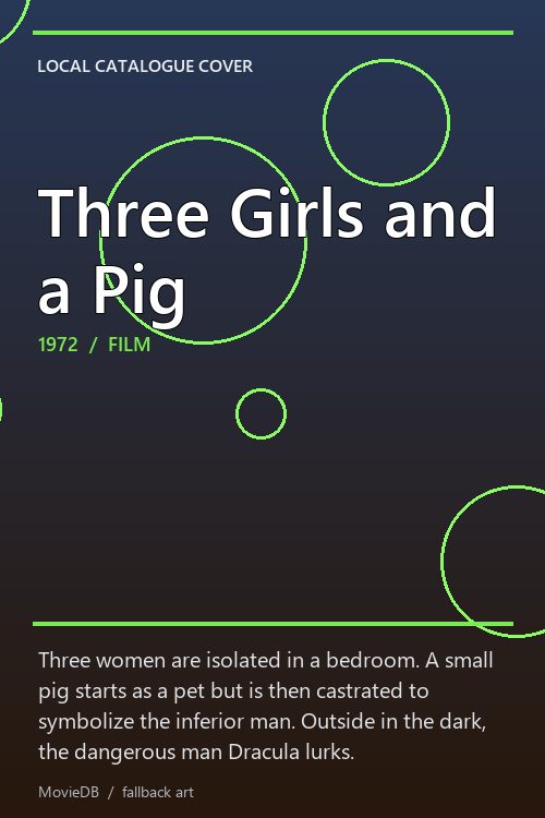 Three Girls and a Pig poster