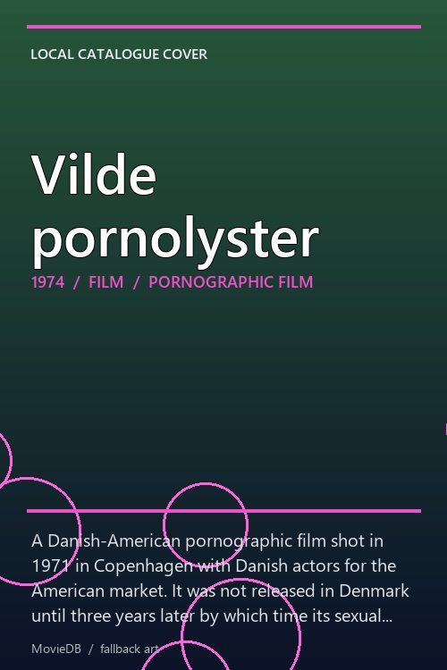 Vilde pornolyster poster