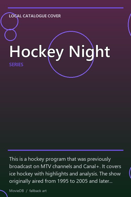 Hockey Night poster