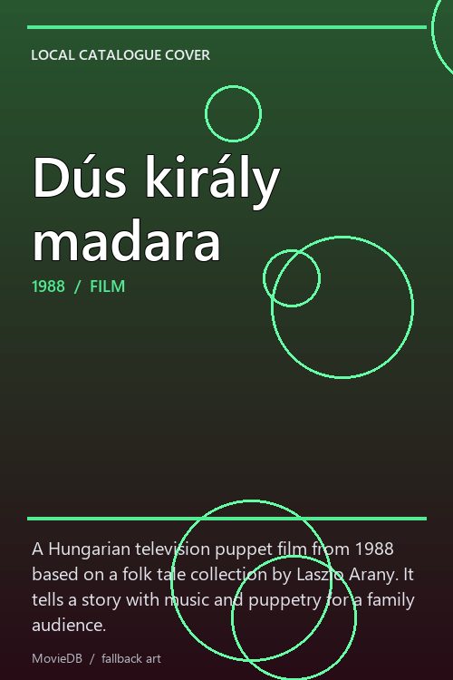 Dús király madara poster