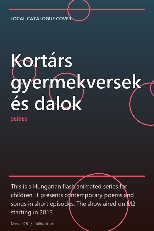 Kortárs gyermekversek és dalok poster