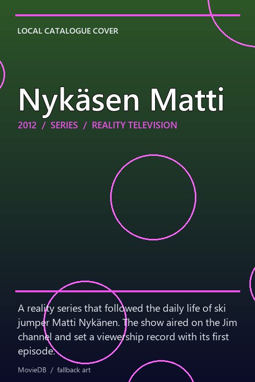 Nykäsen Matti poster