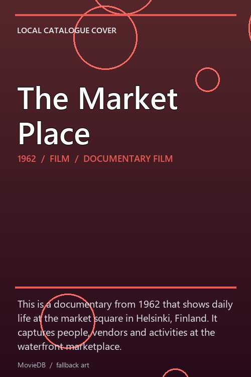The Market Place poster